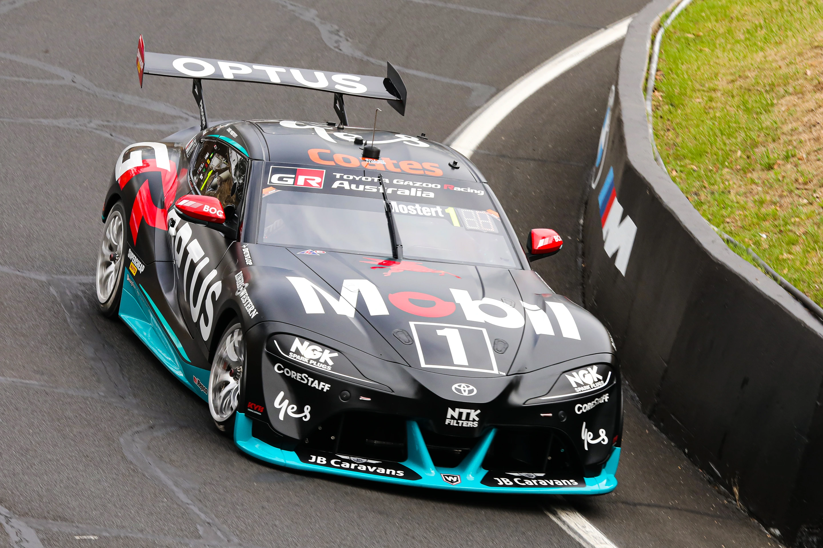 Toyota GR Supra Gen3 Supercar testing at Mount Panorama in 2026