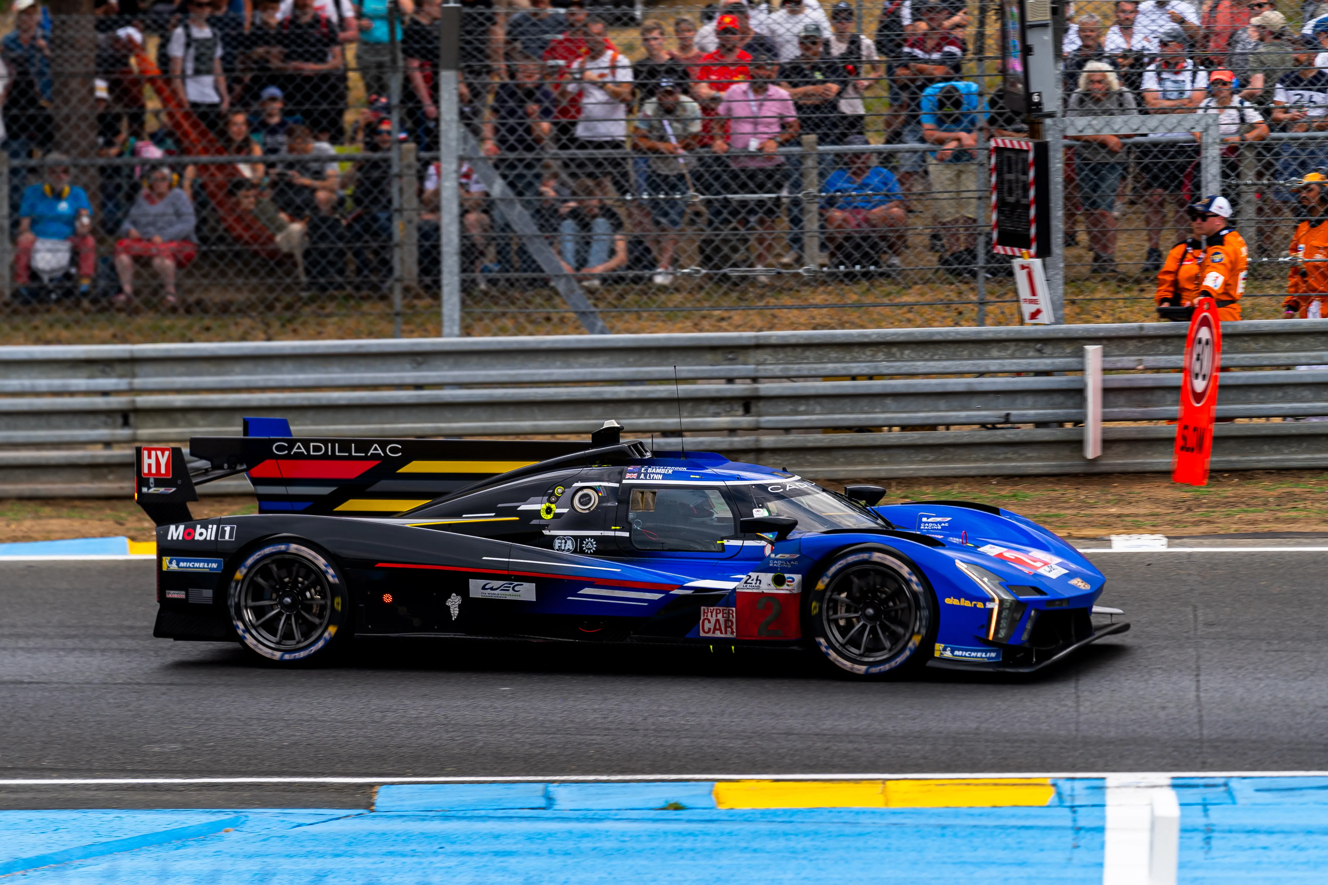 Cadillac V-Series.R Hypercar racing at the 24 Hours of Le Mans