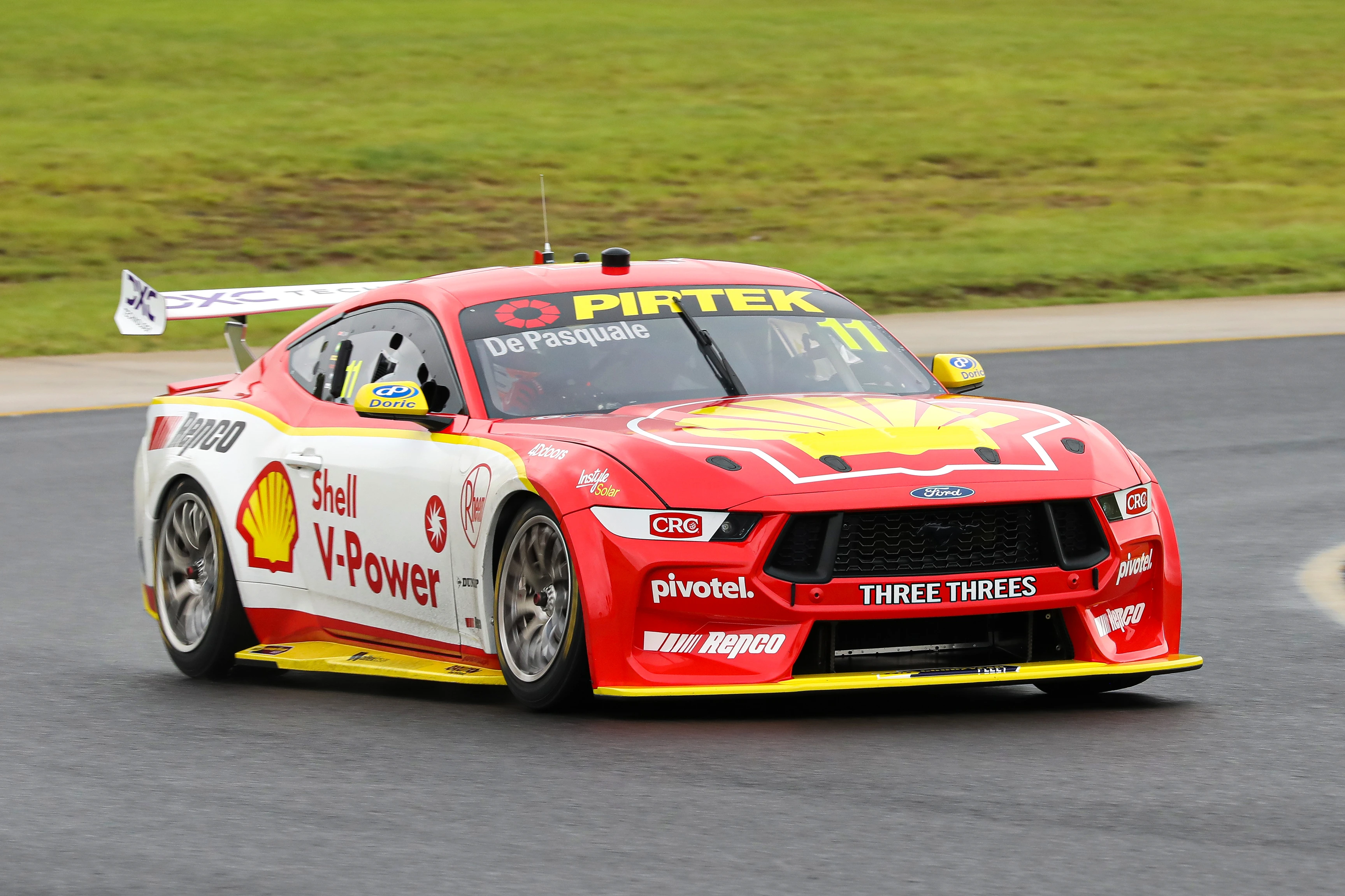 Gen3 Ford Mustang Supercar during testing at Sydney Motorsport Park