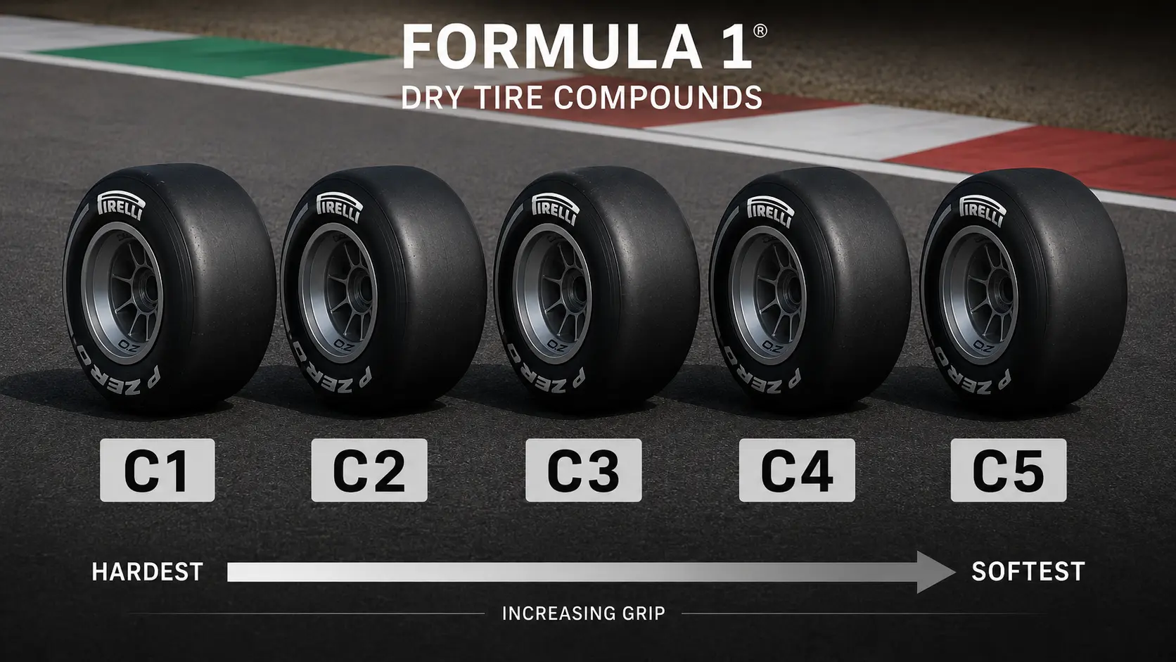 Formula 1 Tyre Compounds Explained